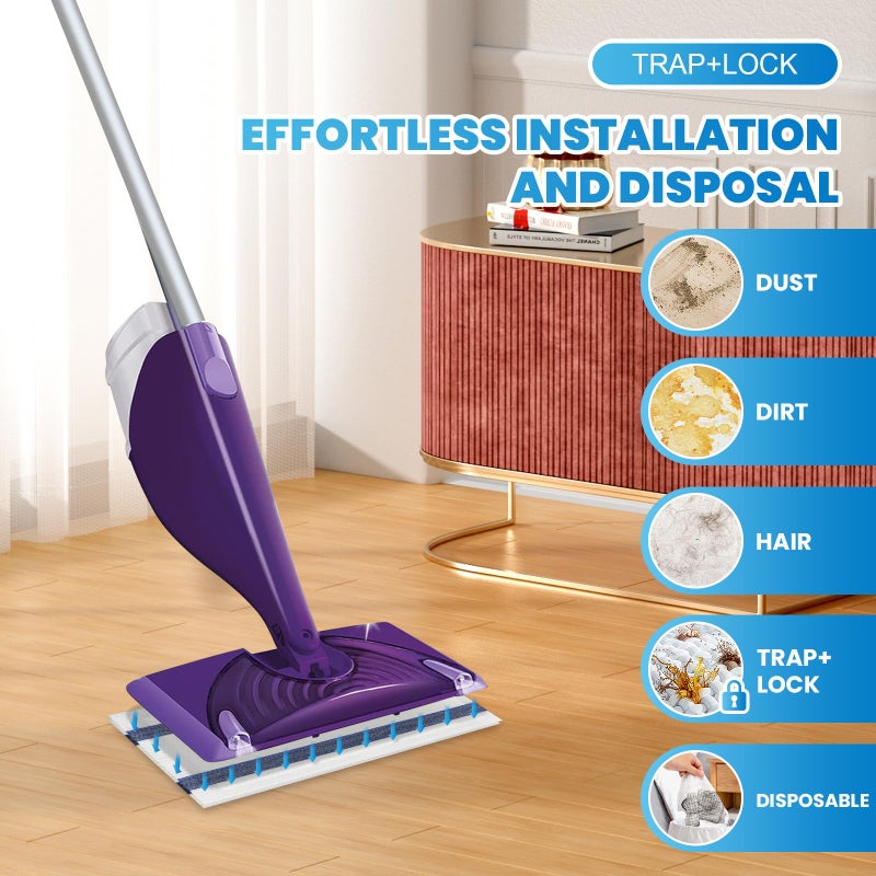 Bpbdzz 36-Pack Disposable Mop Pad Refills for Swiffer Wet Jet Spray Mop - Wet Jet Pads for All Floor Types - 5 Layers Thickened Durable and Super Absorbent - Image 4